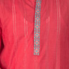 Kay Kraft Puja collection Cotton Printed Red Panjabi