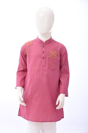 Cotton Printed & Embroidered Panjabi for Boys