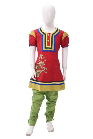 Cotton Embroidered Set for Girls