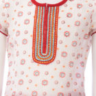 Cotton Printed & Embroidered Set for Girls
