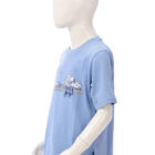 Sky Blue Cotton Printed T-Shirt for Boys