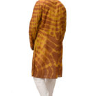 Brown Cotton Tie-dyed Panjabi