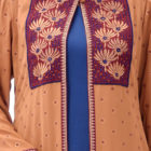 Georgette Printed, embroidered & karchupi ornamented Salwar Kameez