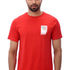 Red Cotton Printed T-Shirt