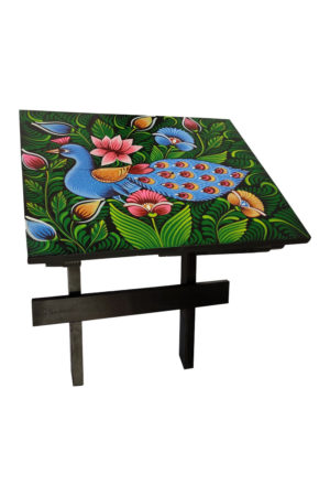 Foldable Hand Painted Tea Table; Handicrafts; Kay Kraft; Bangladesh; Fashion; Textiles; Bangladeshi Fashion