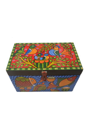 Hand Painted Jewellery Box; Handicrafts; Kay Kraft; Bangladesh; Fashion; Textiles; Bangladeshi Fashion
