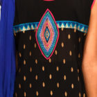 Black Georgette Printed, Embroidered & Tie-dyed Salwar Kameez for Girls; Kay Kraft; Bangladesh; Fashion; Textiles;
