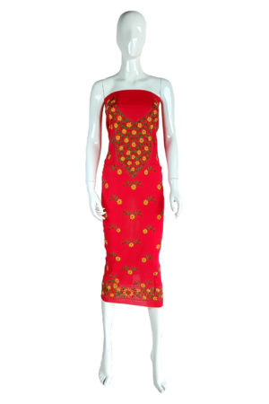 Maroon Handlooom Cotton Fabric Kurti ; Kay Kraft; Bangladesh; Women's Dress