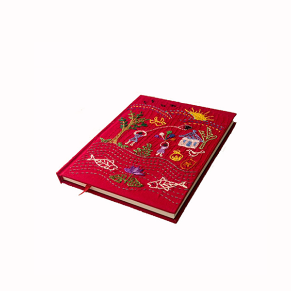 Red Colour Handmade Nakshi Notebook